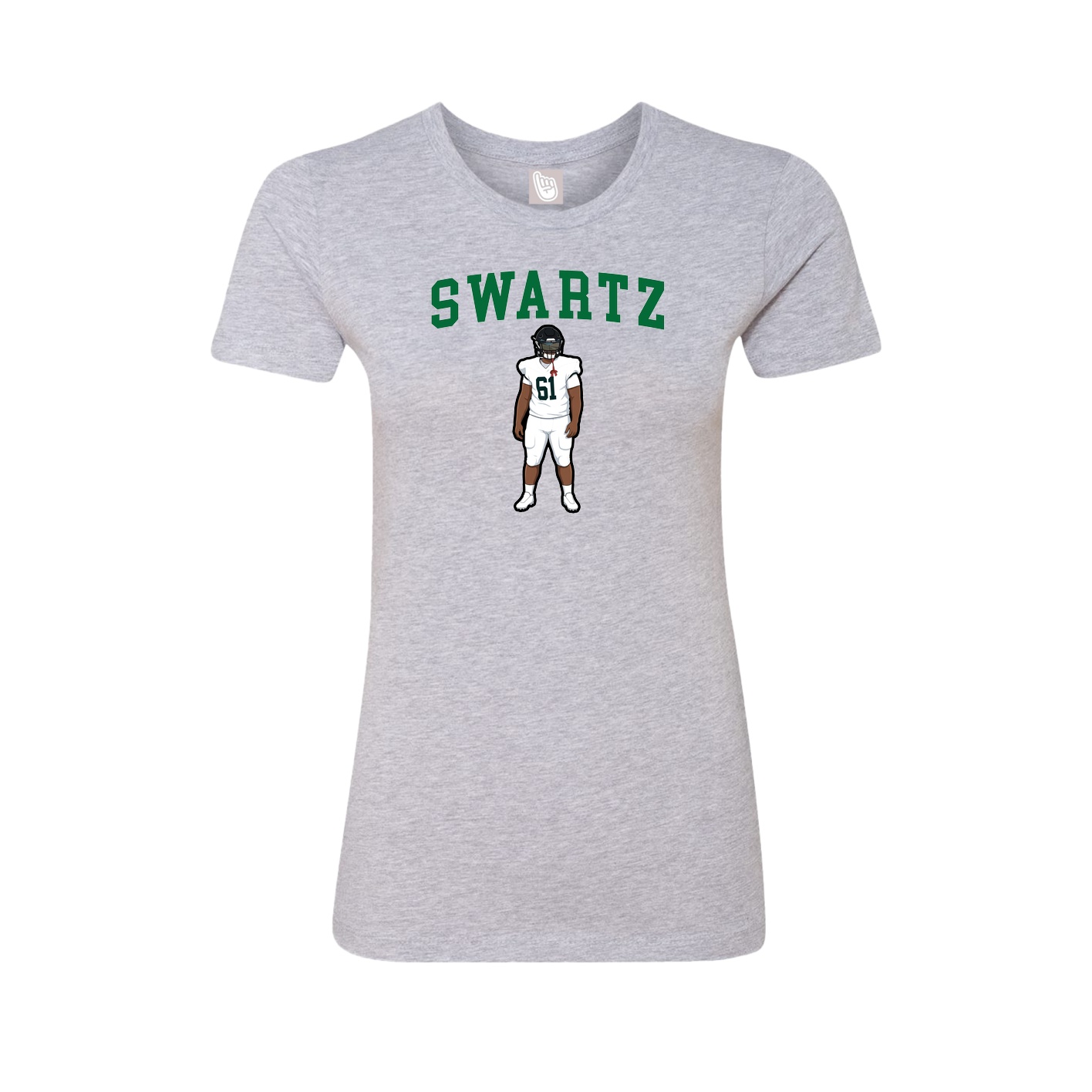 Fitted Women's Tee — Shirsey in Grey