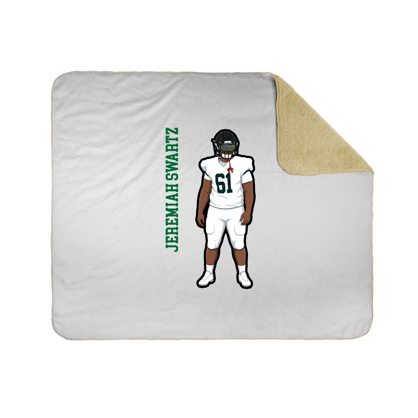 50x60 Sherpa Lined Throw Blanket