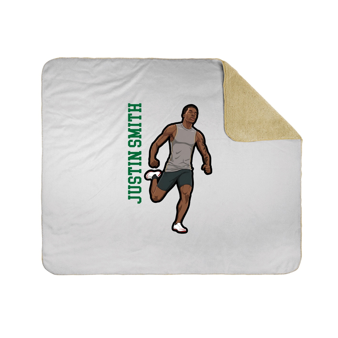 50x60 Sherpa Lined Throw Blanket