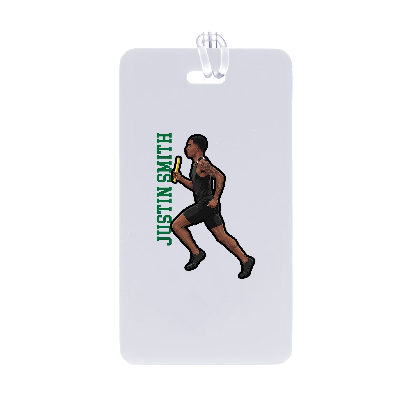 Bag Tag — Name Vertical in Classic