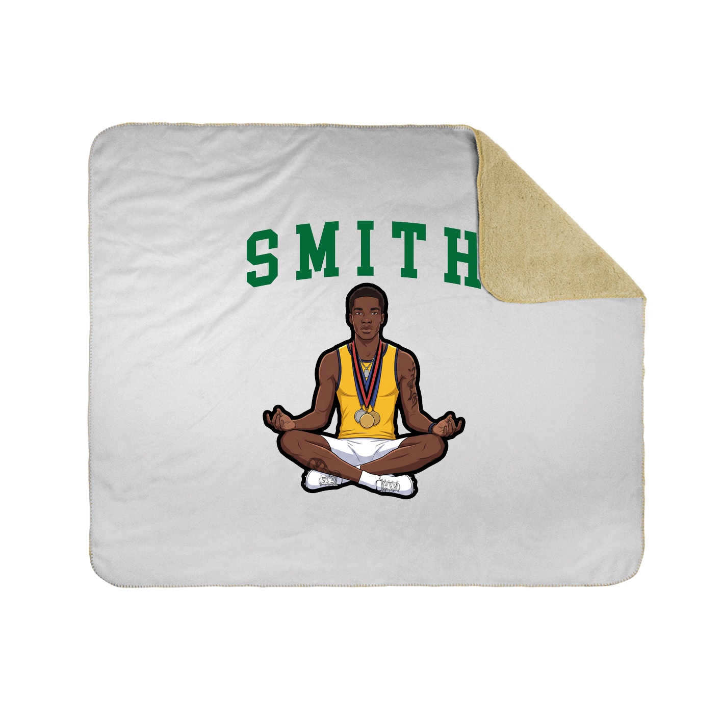 Throw Blanket — Shirsey in White