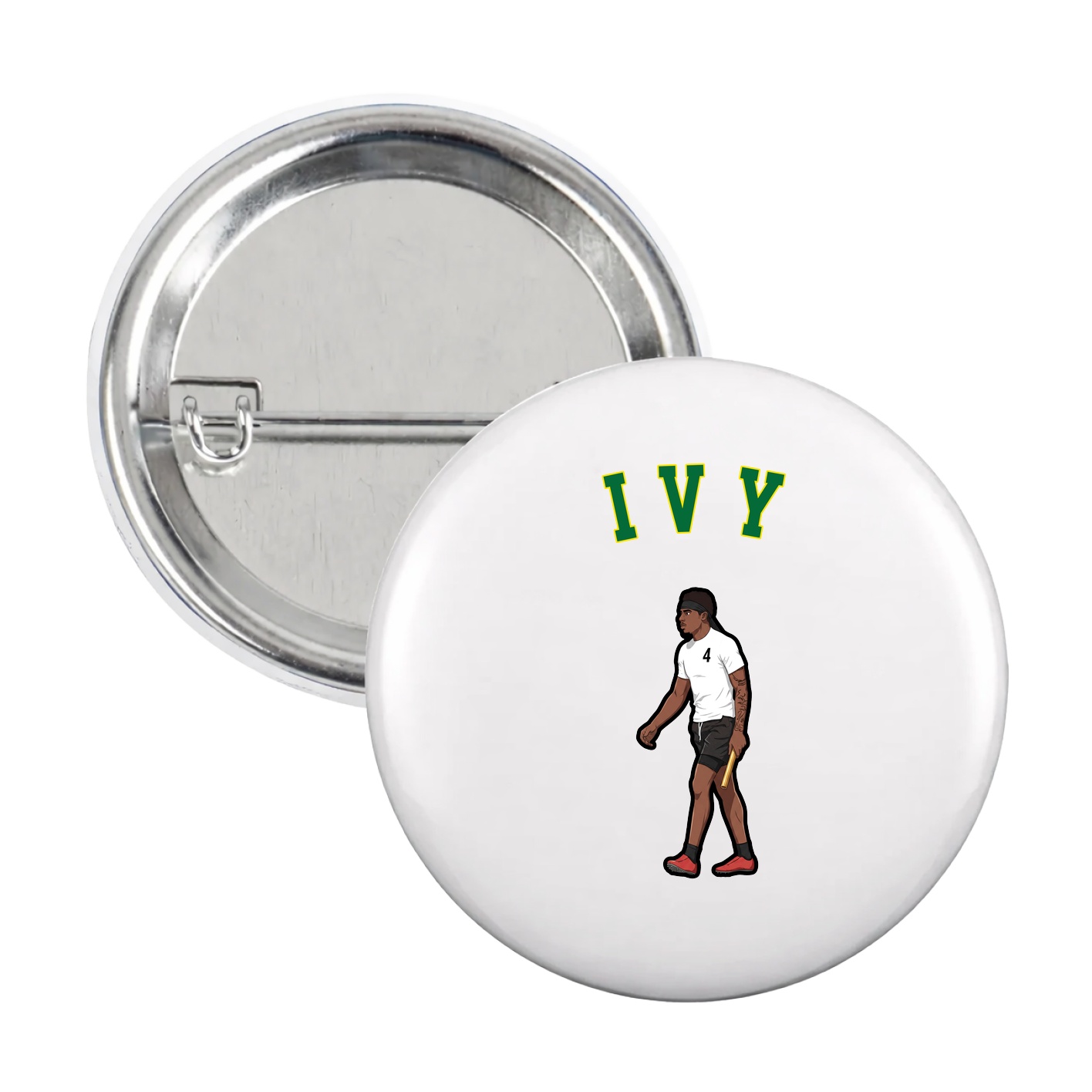 Game Day Button — Shirsey Arch in White
