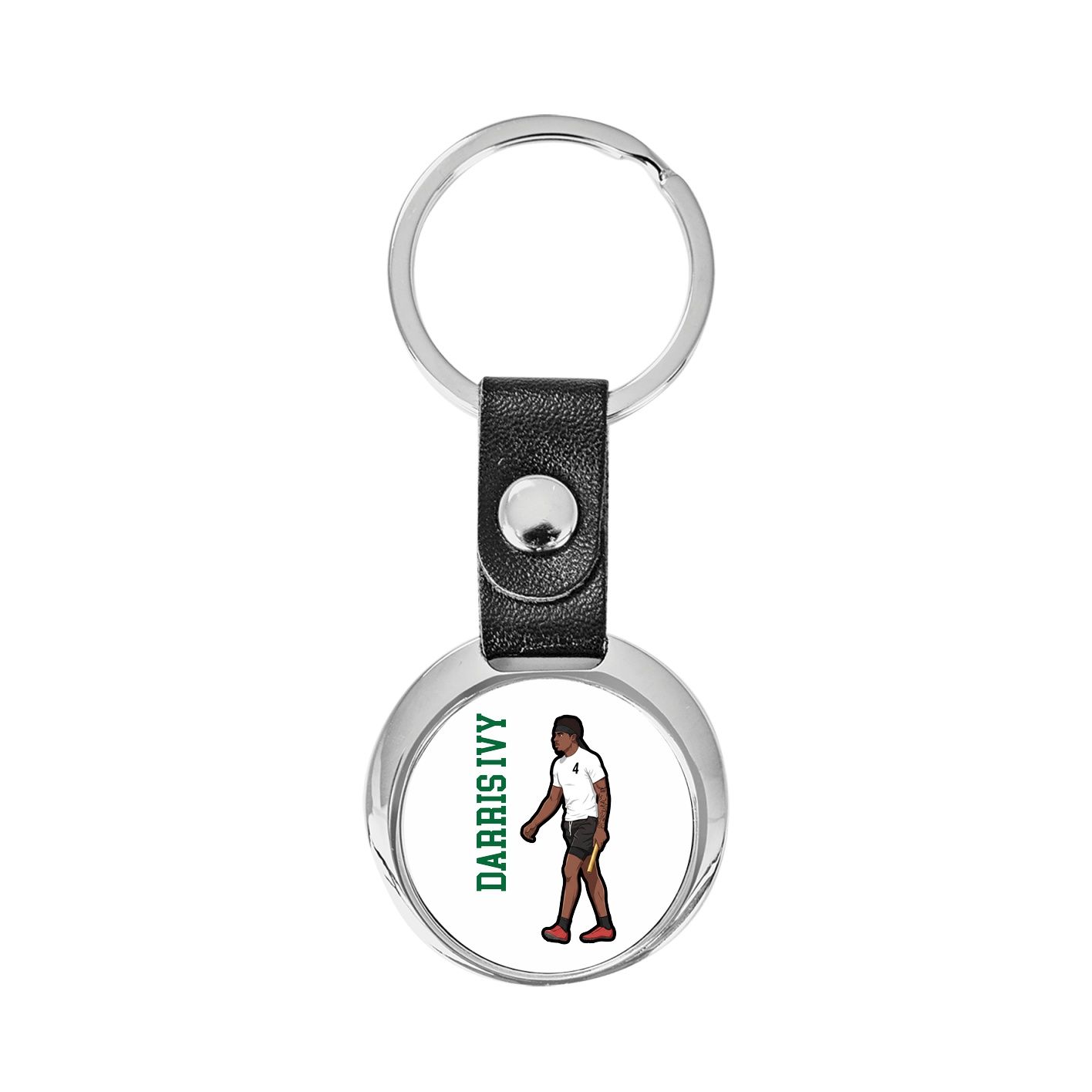 Key Chain — Name Vertical in Classic