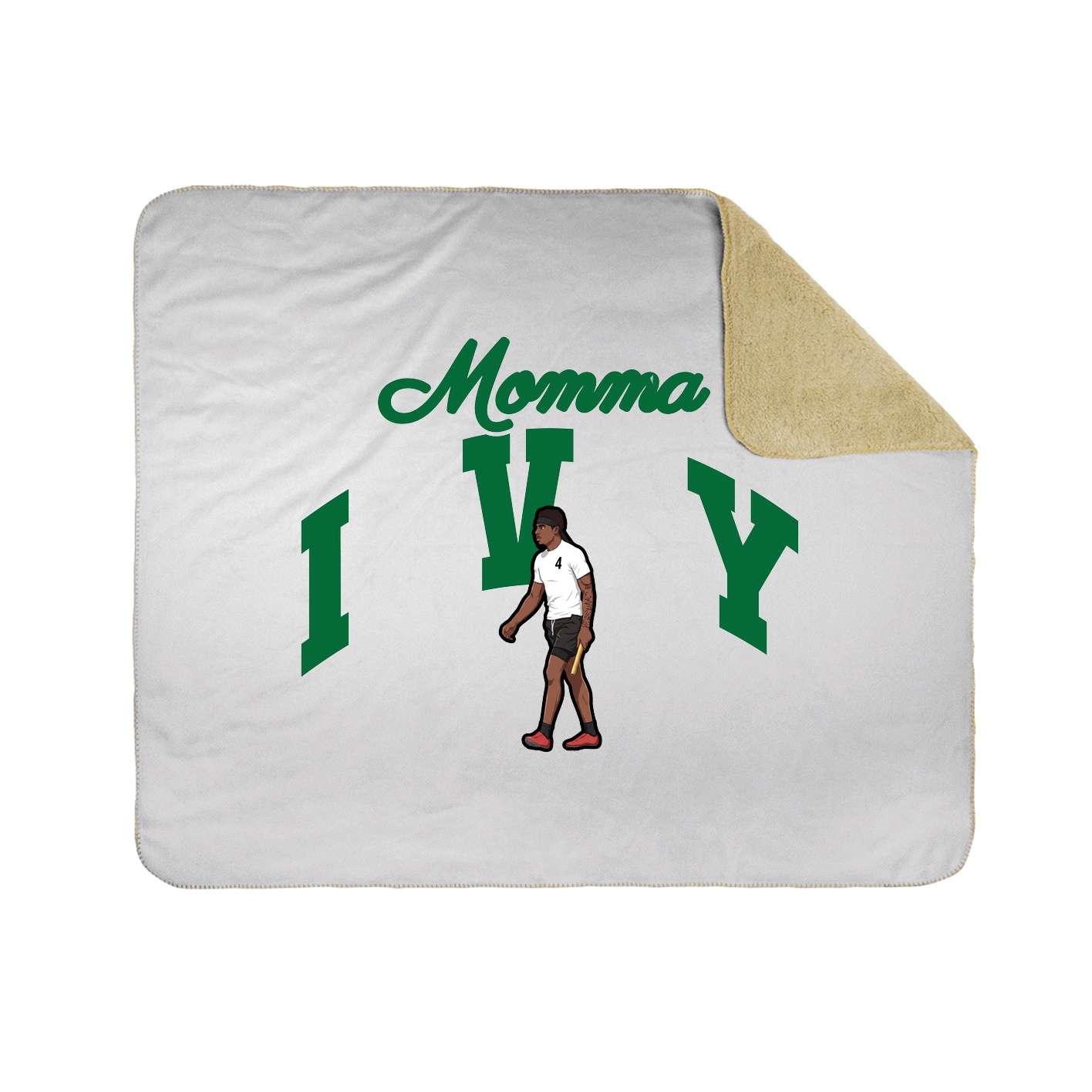 Throw Blanket — Mothers Day Arch in White