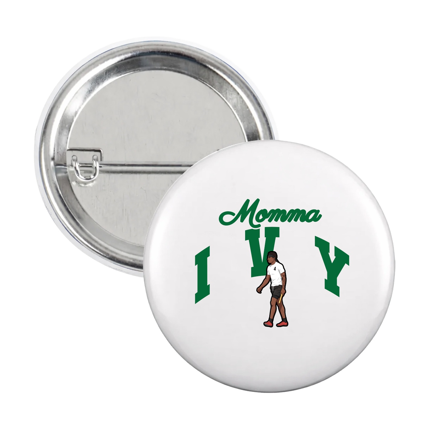 Game Day Button — Mothers Day Arch in White