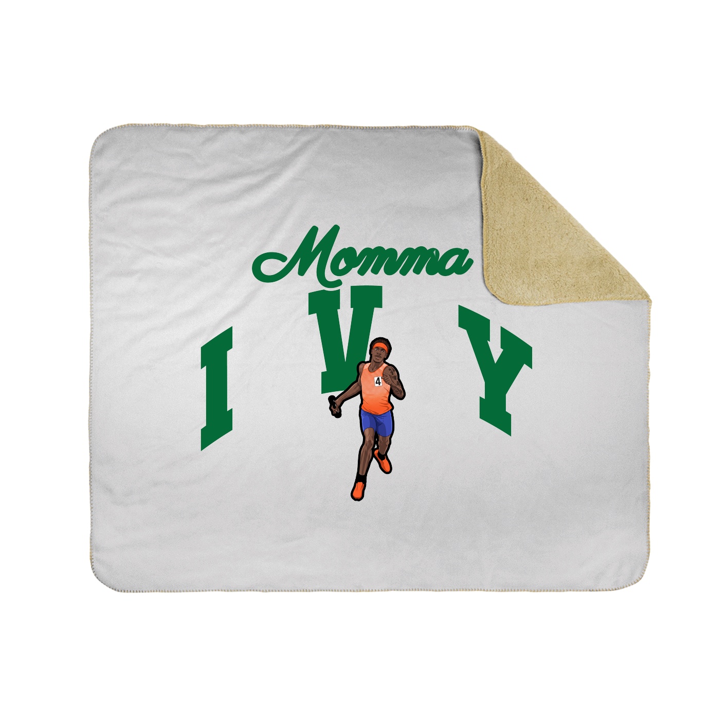 Throw Blanket — Mothers Day Arch in White