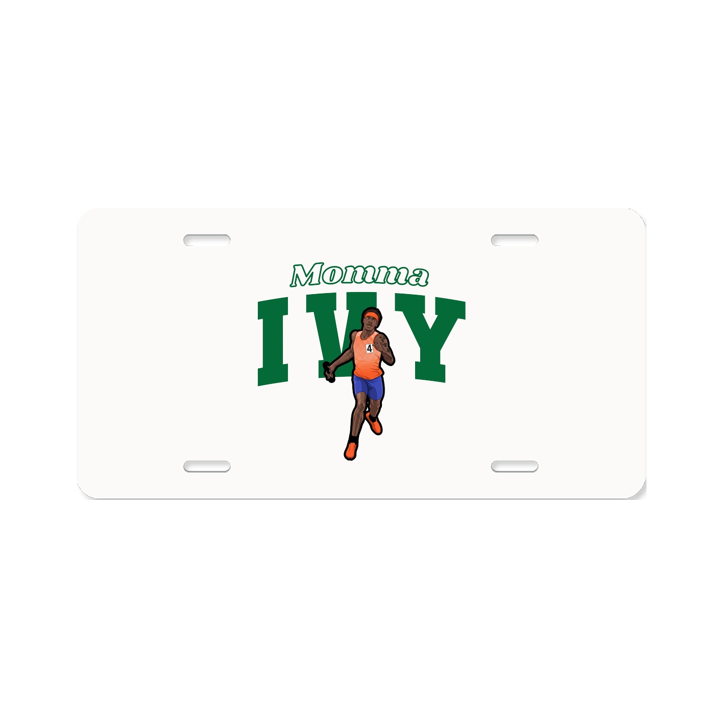License Plate — Mothers Day Block in Classic