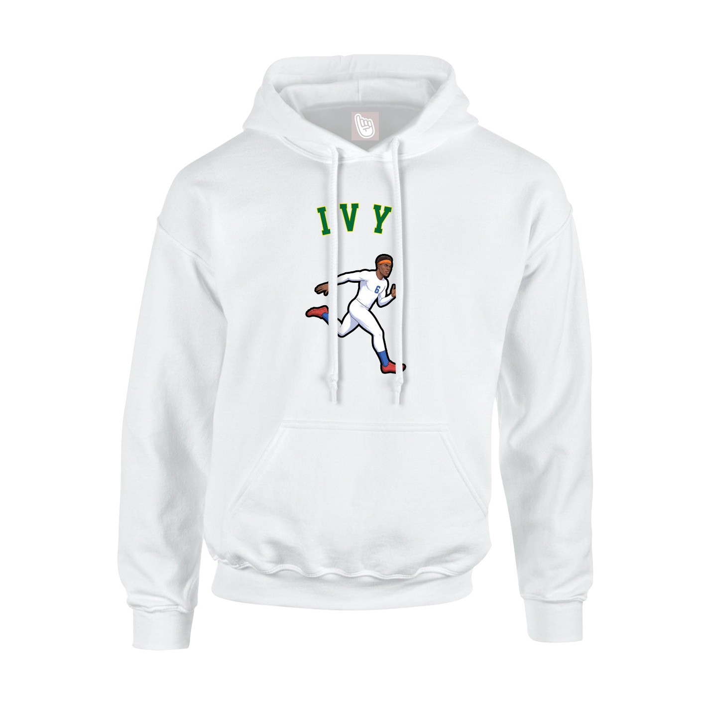 Youth Hoodie — Shirsey Arch in White