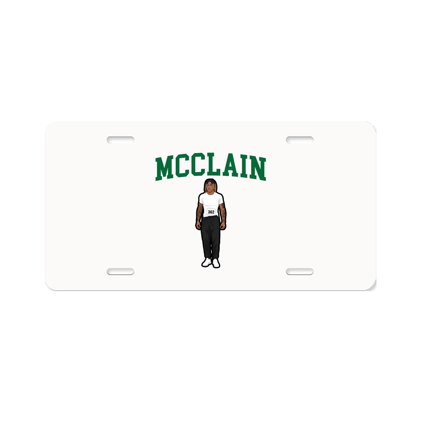 License Plate — Shirsey in Classic