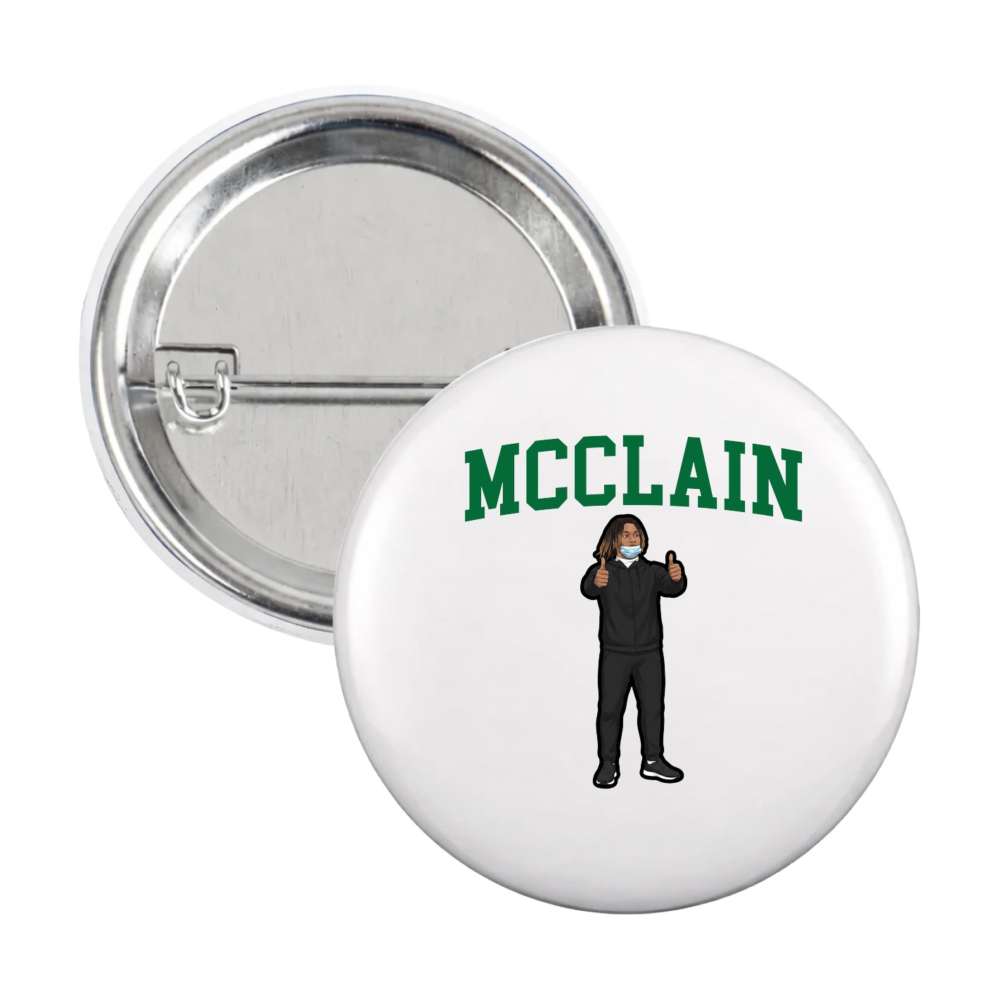 Game Day Button — Shirsey in White