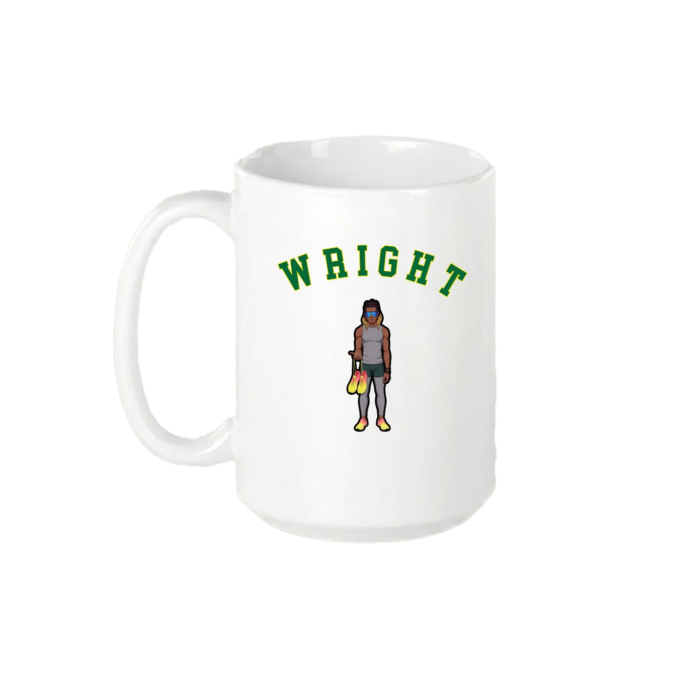 15oz Coffee Mug — Shirsey Arch in White