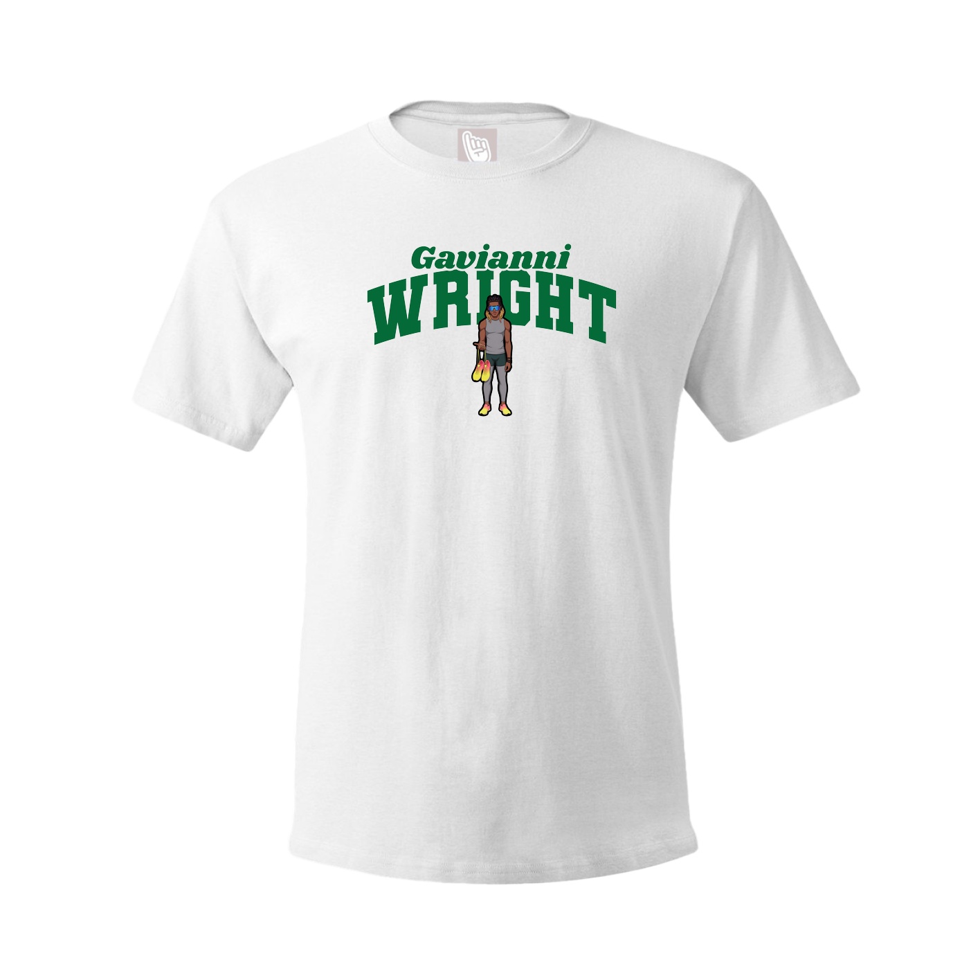 Youth Tee — Signature Arch in White