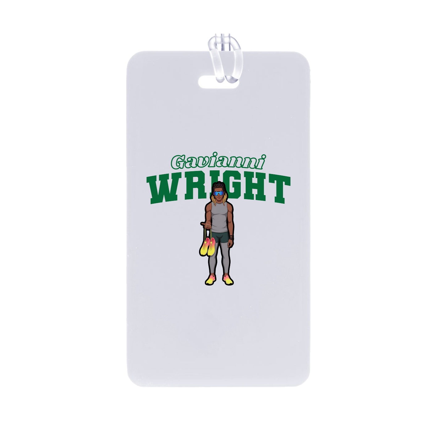 Bag Tag — Name Arch in Classic