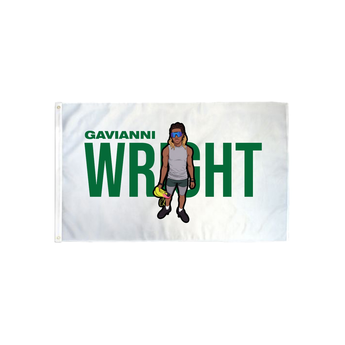 3x5 Flag — Player Name in Classic