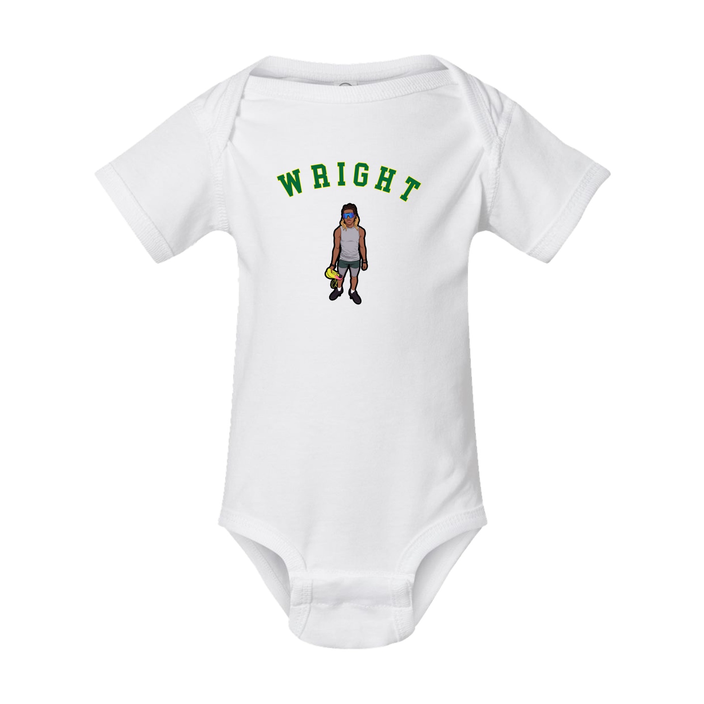 Baby Onesie — Shirsey Arch in White