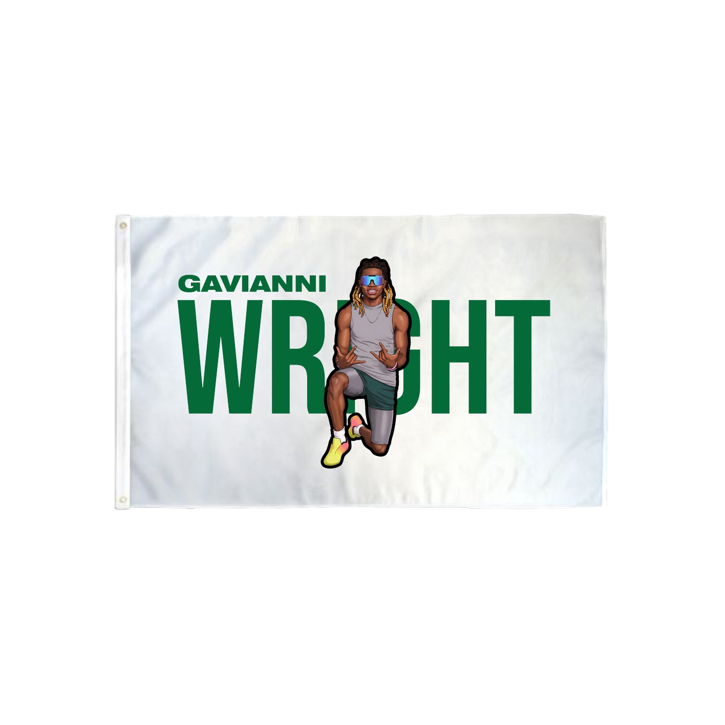 3x5 Flag — Player Name in Classic