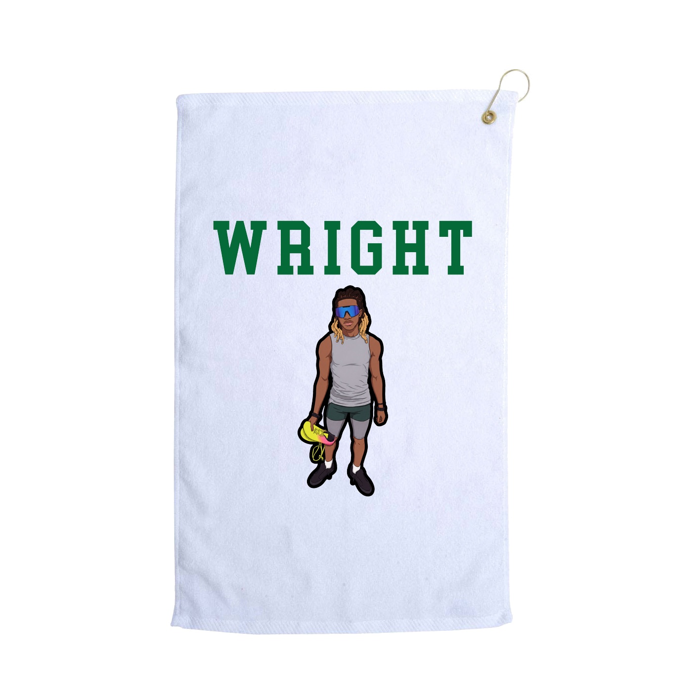 Golf Towel — Shirsey in White