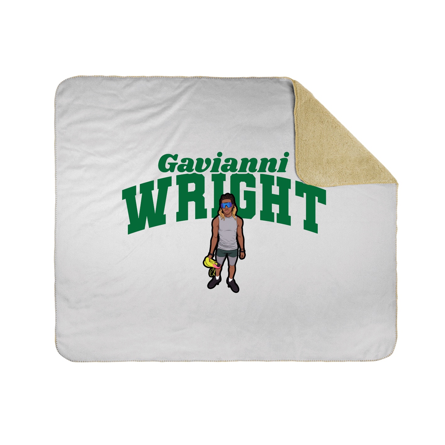 Throw Blanket — Signature Arch in White