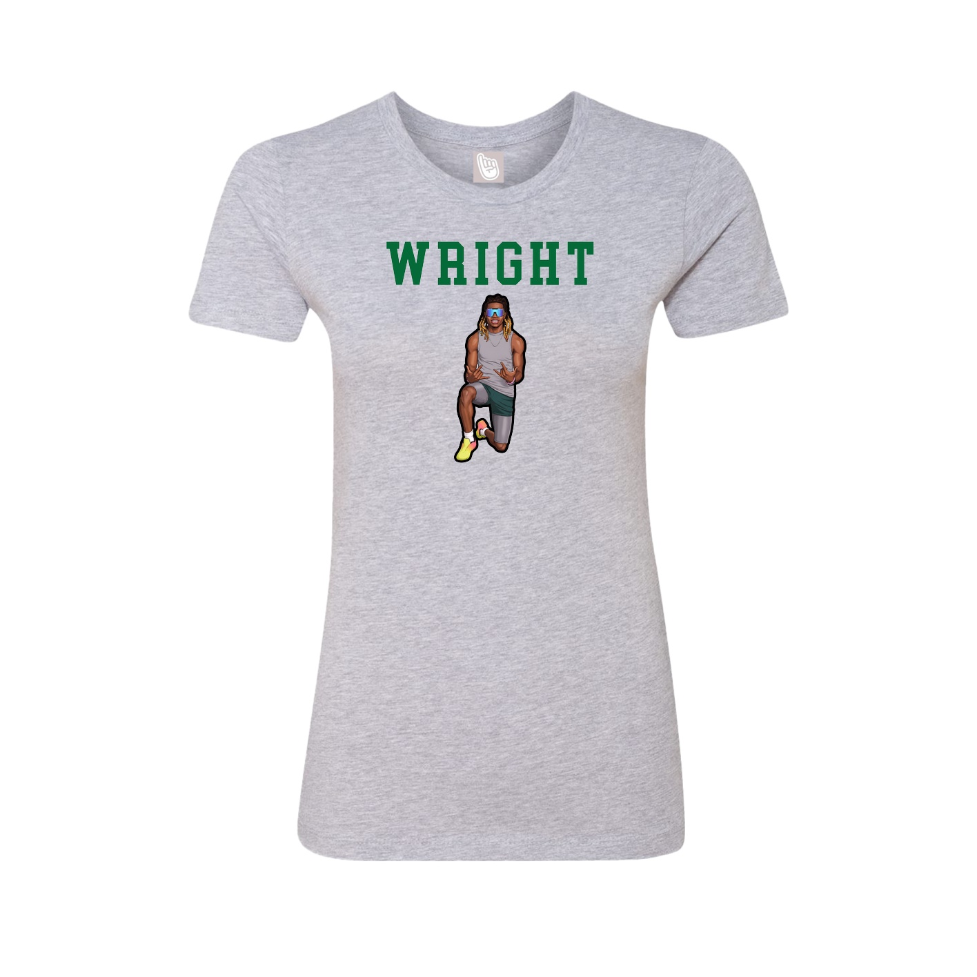 Fitted Women's Tee — Shirsey in Grey