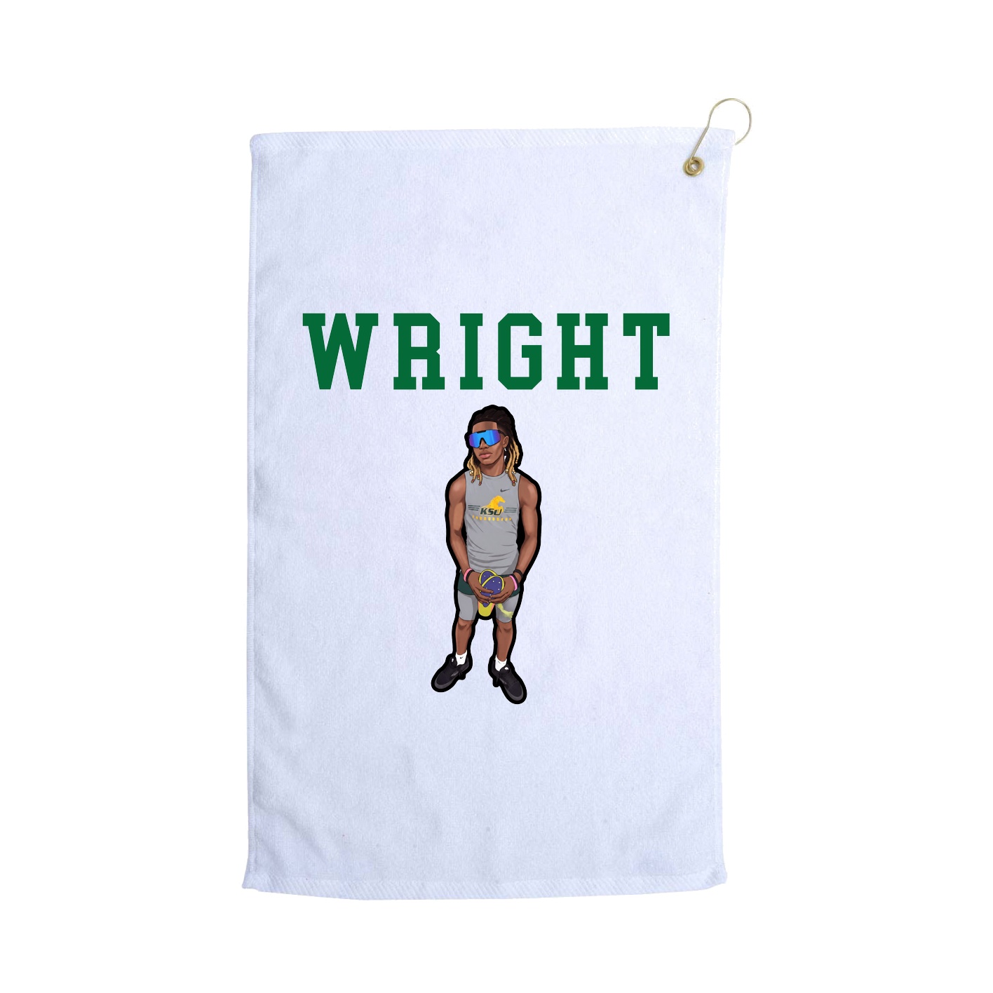 Golf Towel — Shirsey in White
