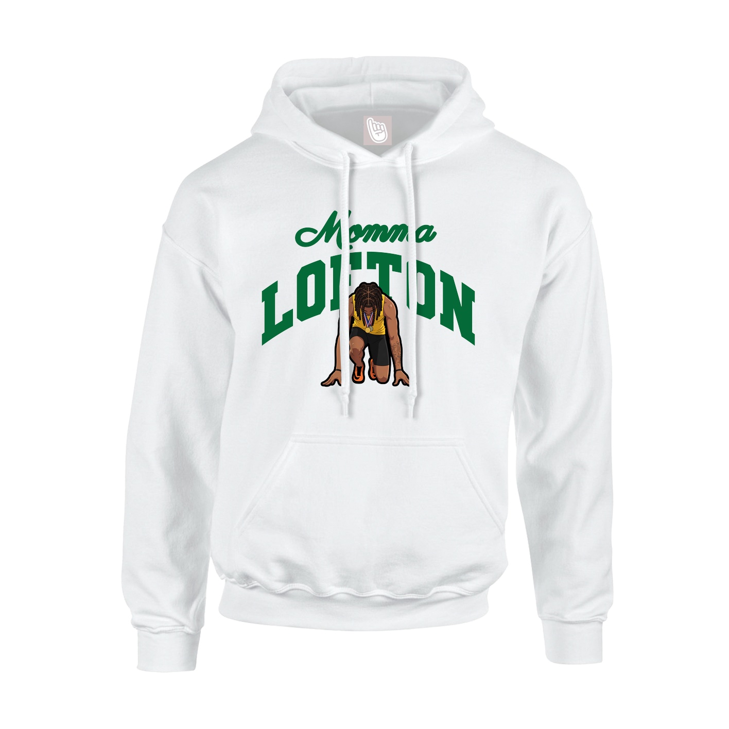 Hoodie — Mothers Day Arch in White
