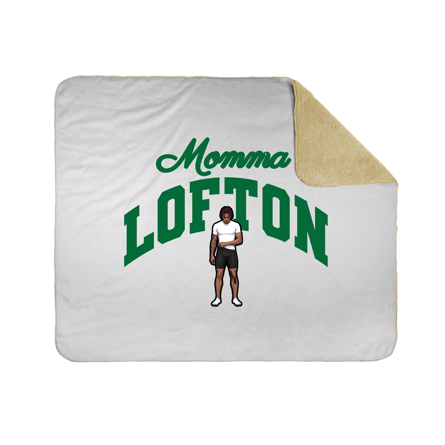 Throw Blanket — Mothers Day Arch in White