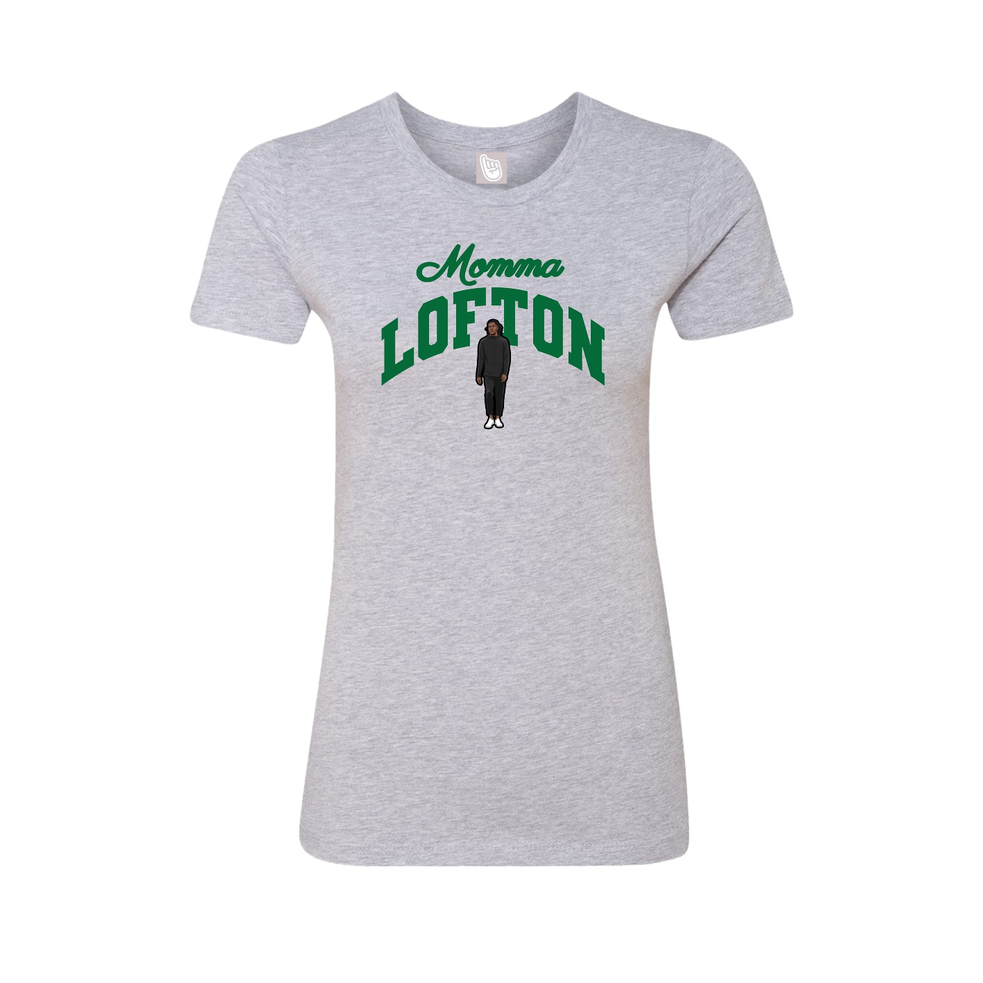 Womens Tee — Mothers Day Arch in Grey
