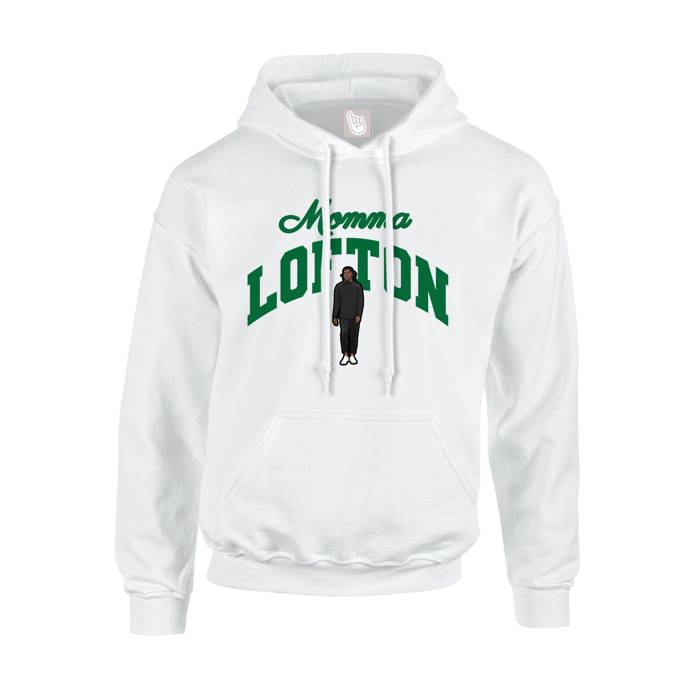 Youth Hoodie — Mothers Day Arch in White
