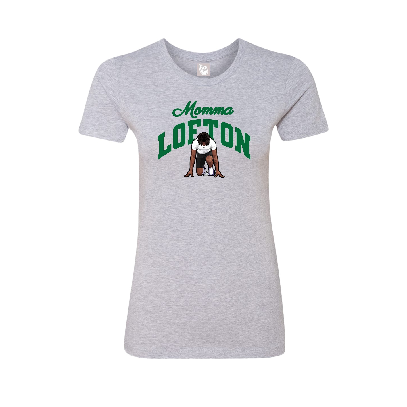 Womens Tee — Mothers Day Arch in Grey