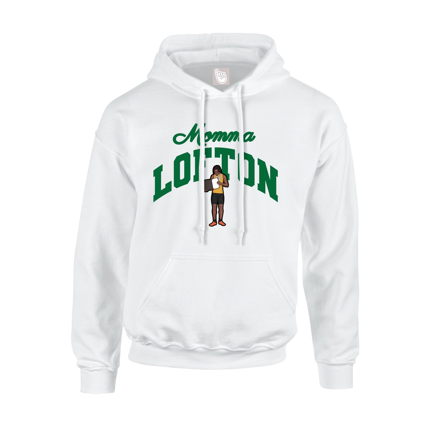 Youth Hoodie — Mothers Day Arch in White