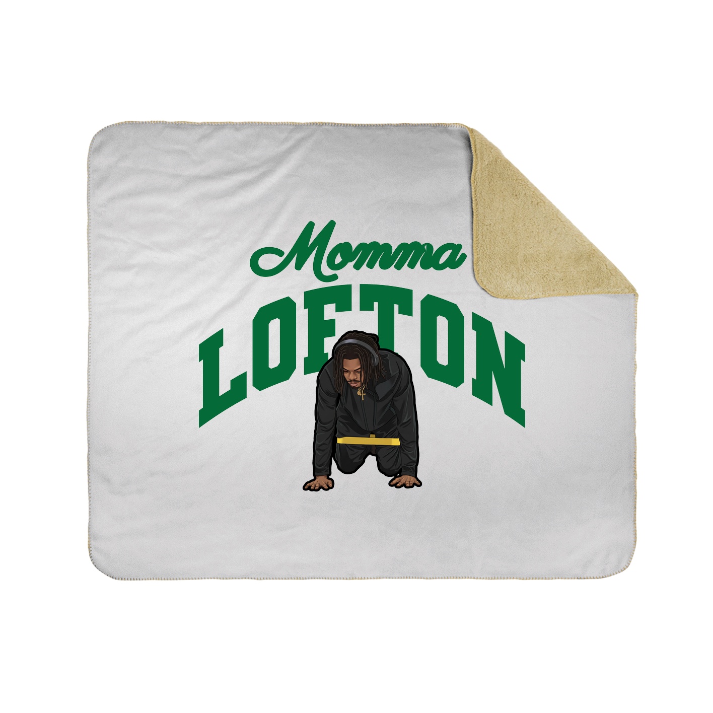 Throw Blanket — Mothers Day Arch in White