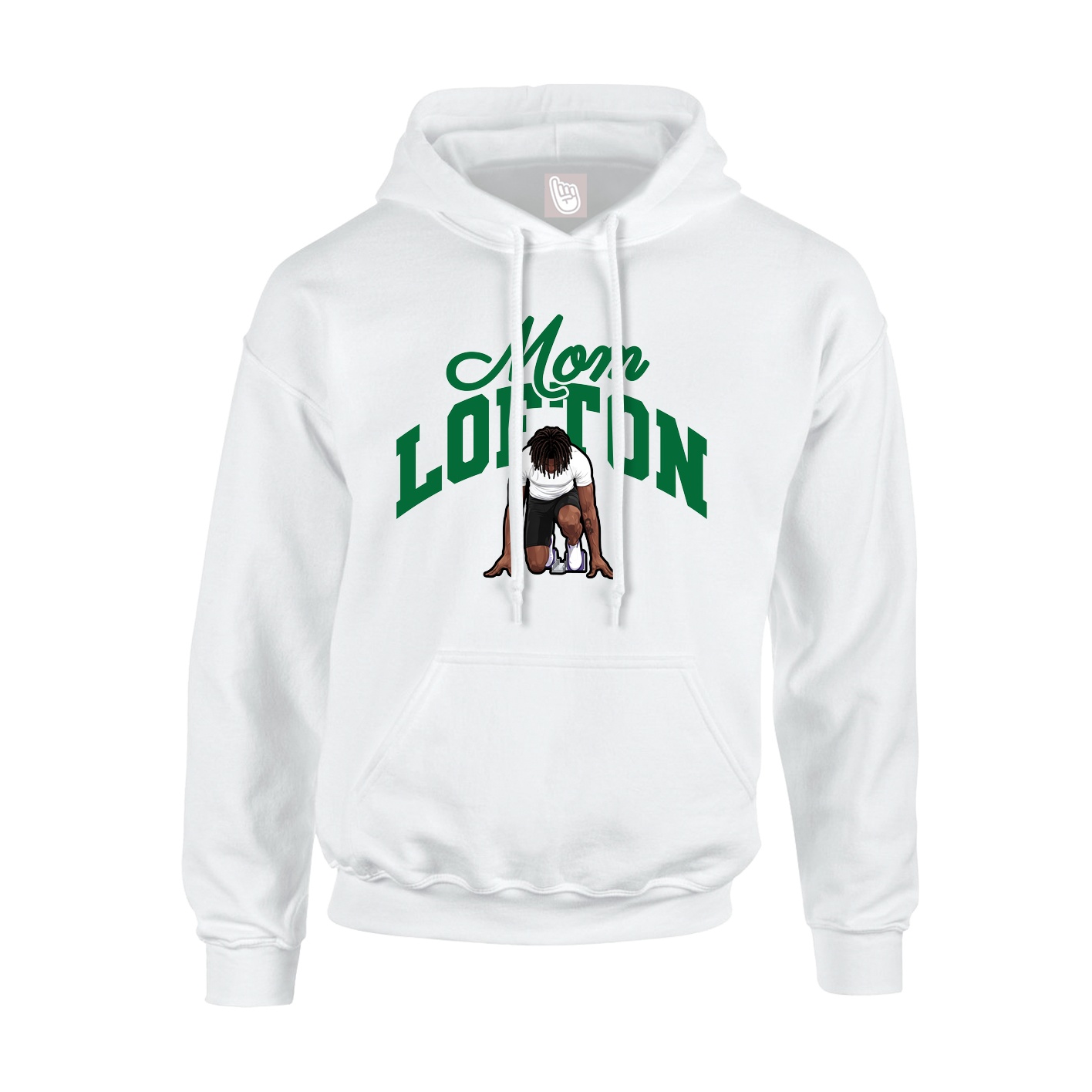 Youth Hoodie — Mothers Day Arch in White