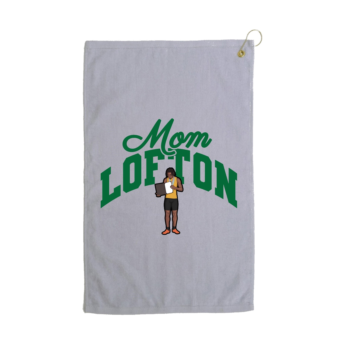 Golf Towel — Mothers Day Arch in Grey