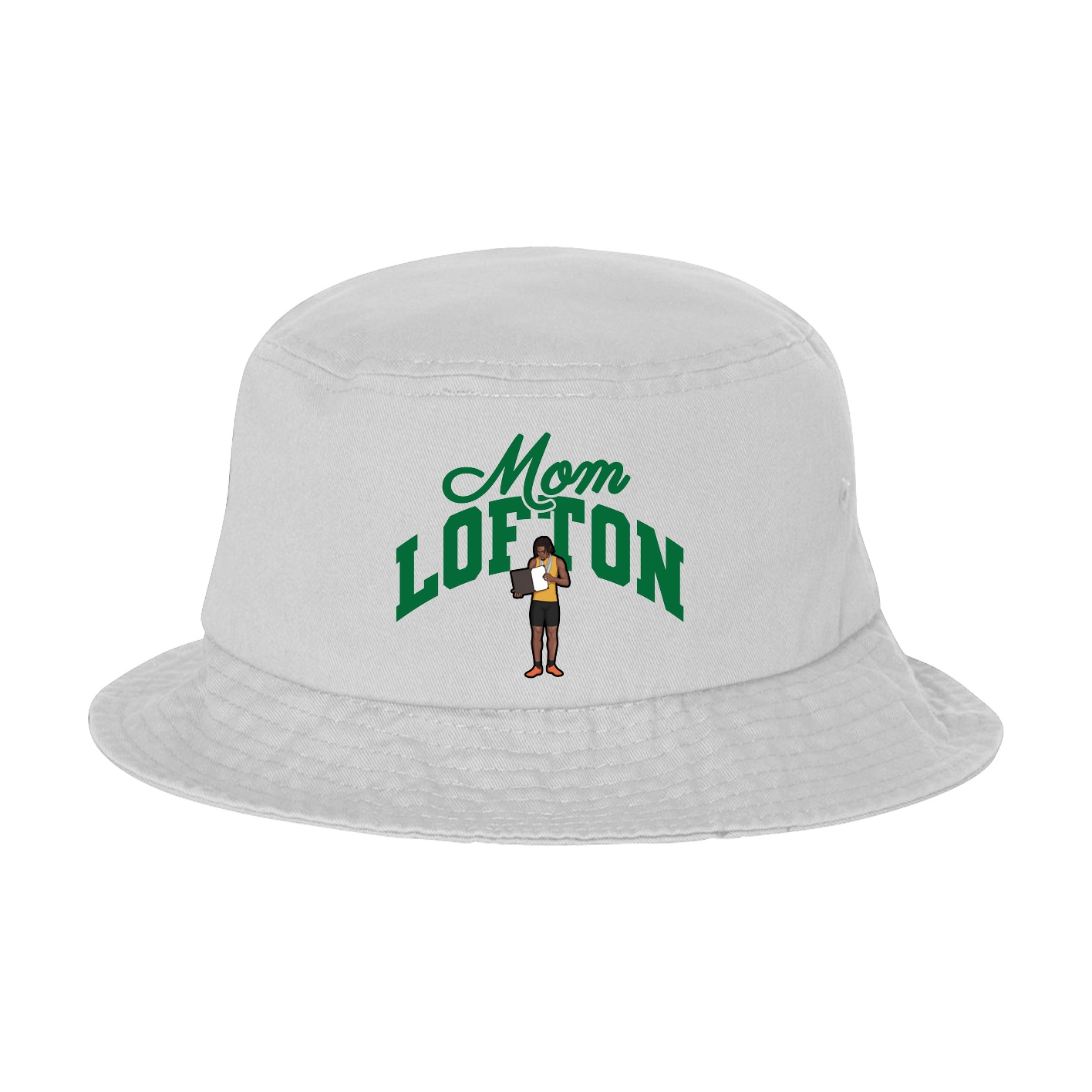 Bucket Cap — Mothers Day Arch in White