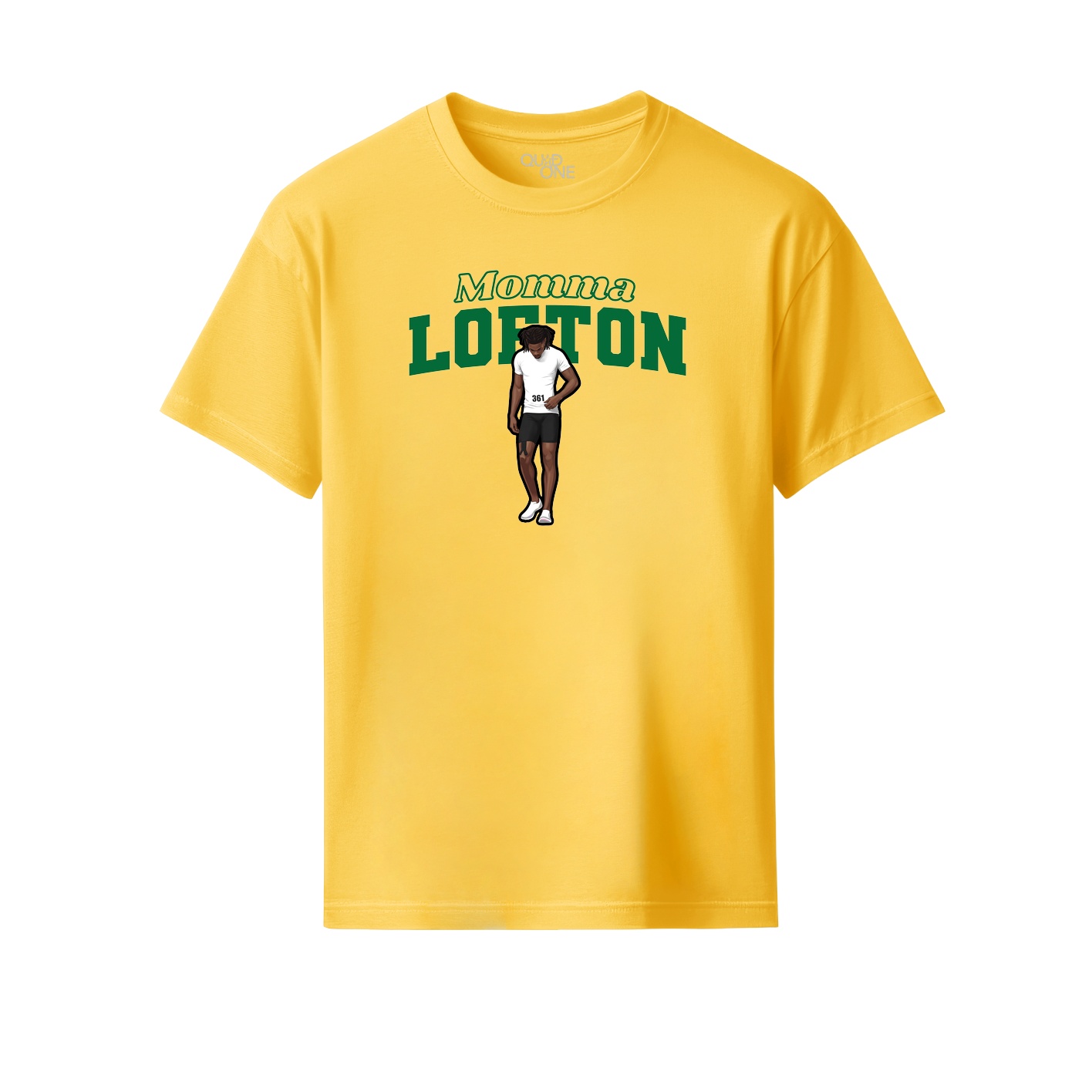 Youth Tee — Mothers Day Block in Yellow