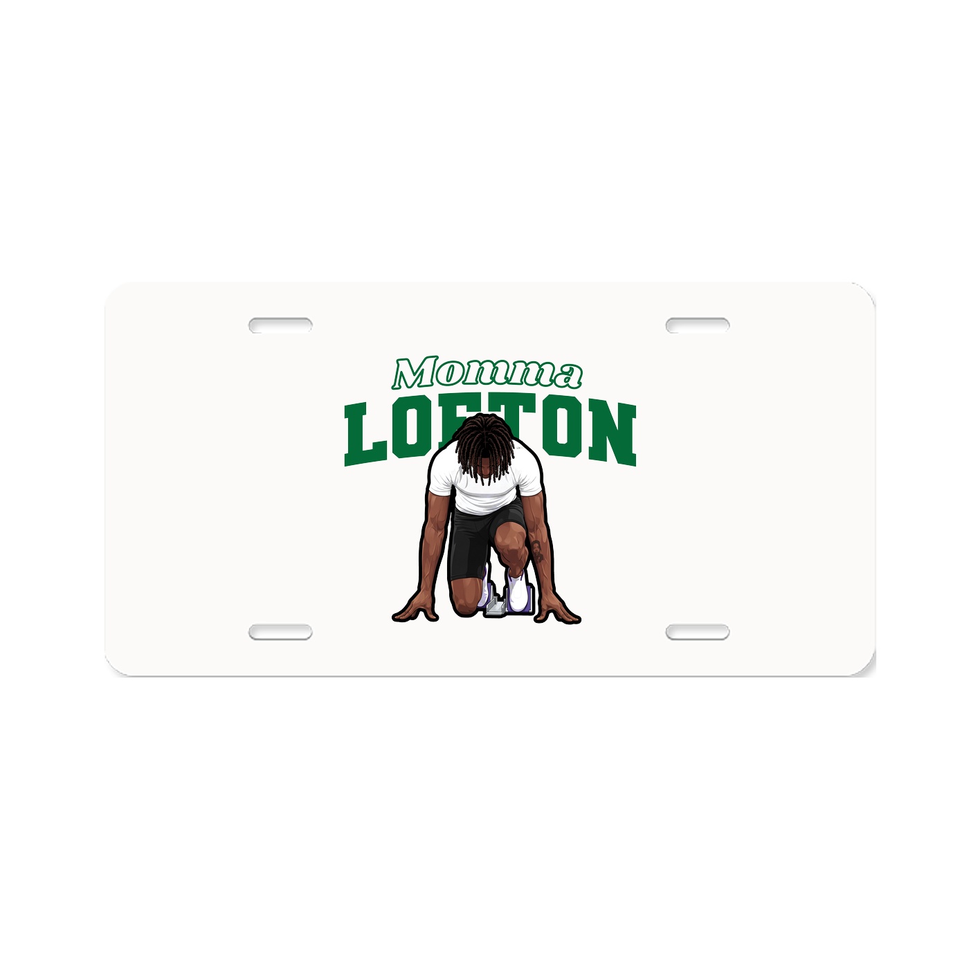 License Plate — Mothers Day Block in Classic
