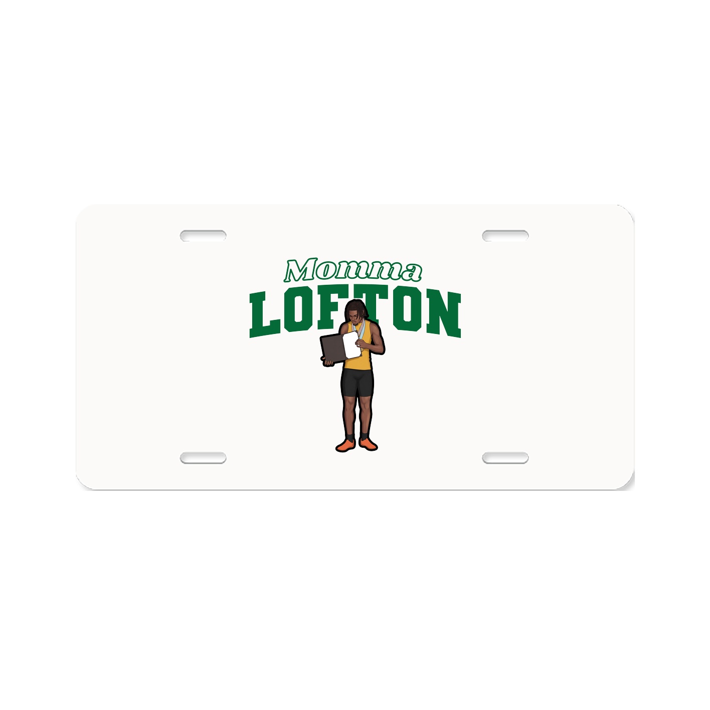 License Plate — Mothers Day Block in Classic