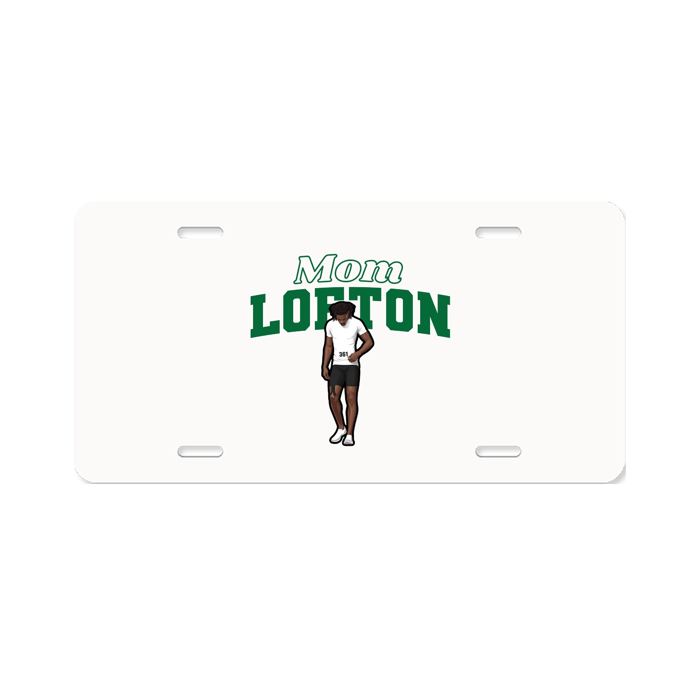 License Plate — Mothers Day Block in Classic