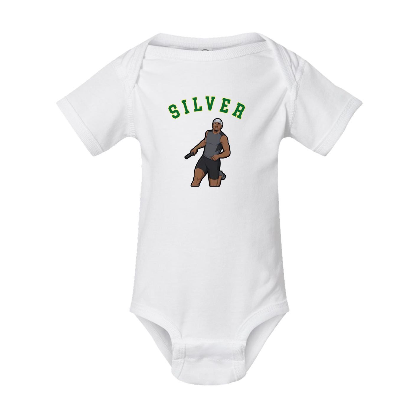 Baby Onesie — Shirsey Arch in White