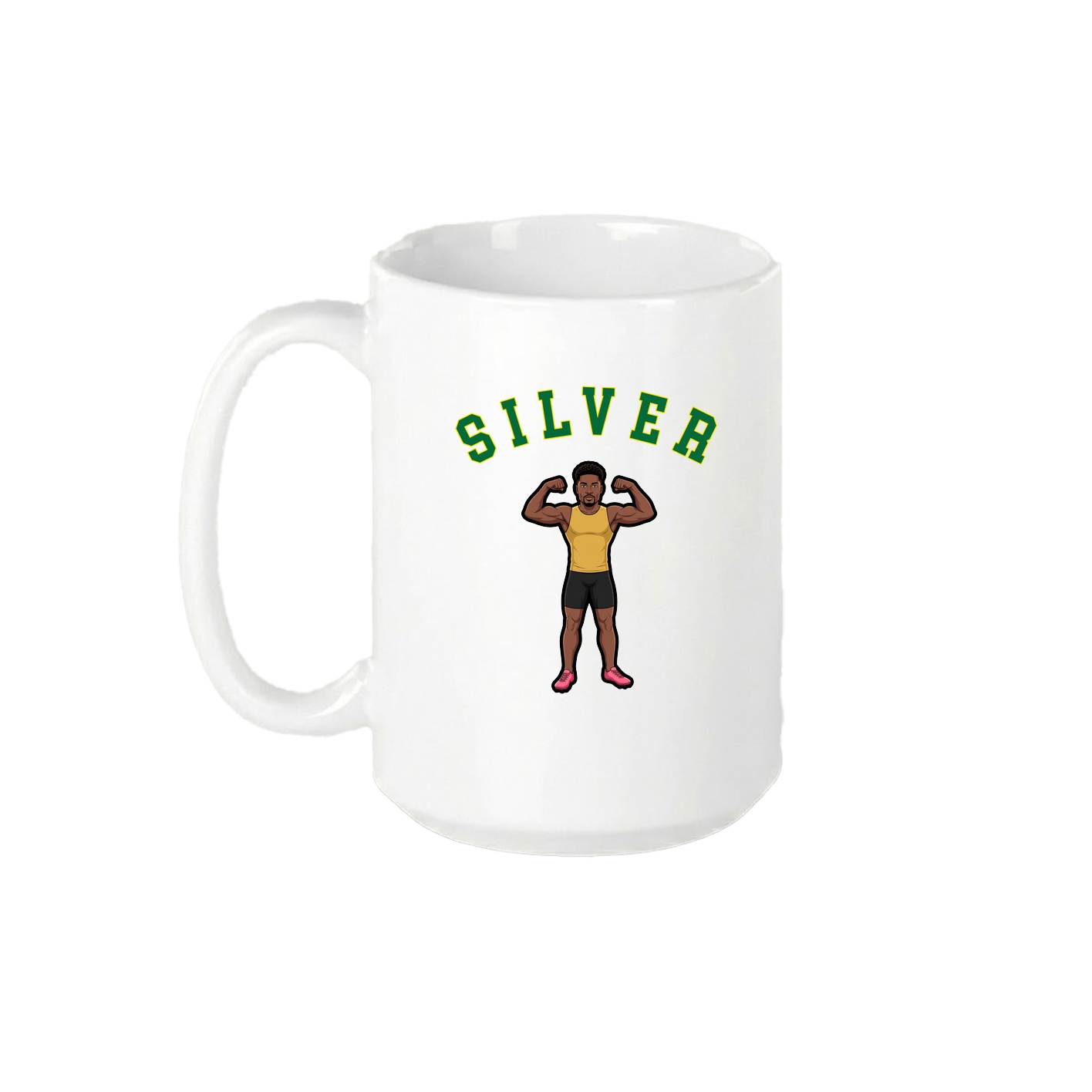 15oz Coffee Mug — Shirsey Arch in White