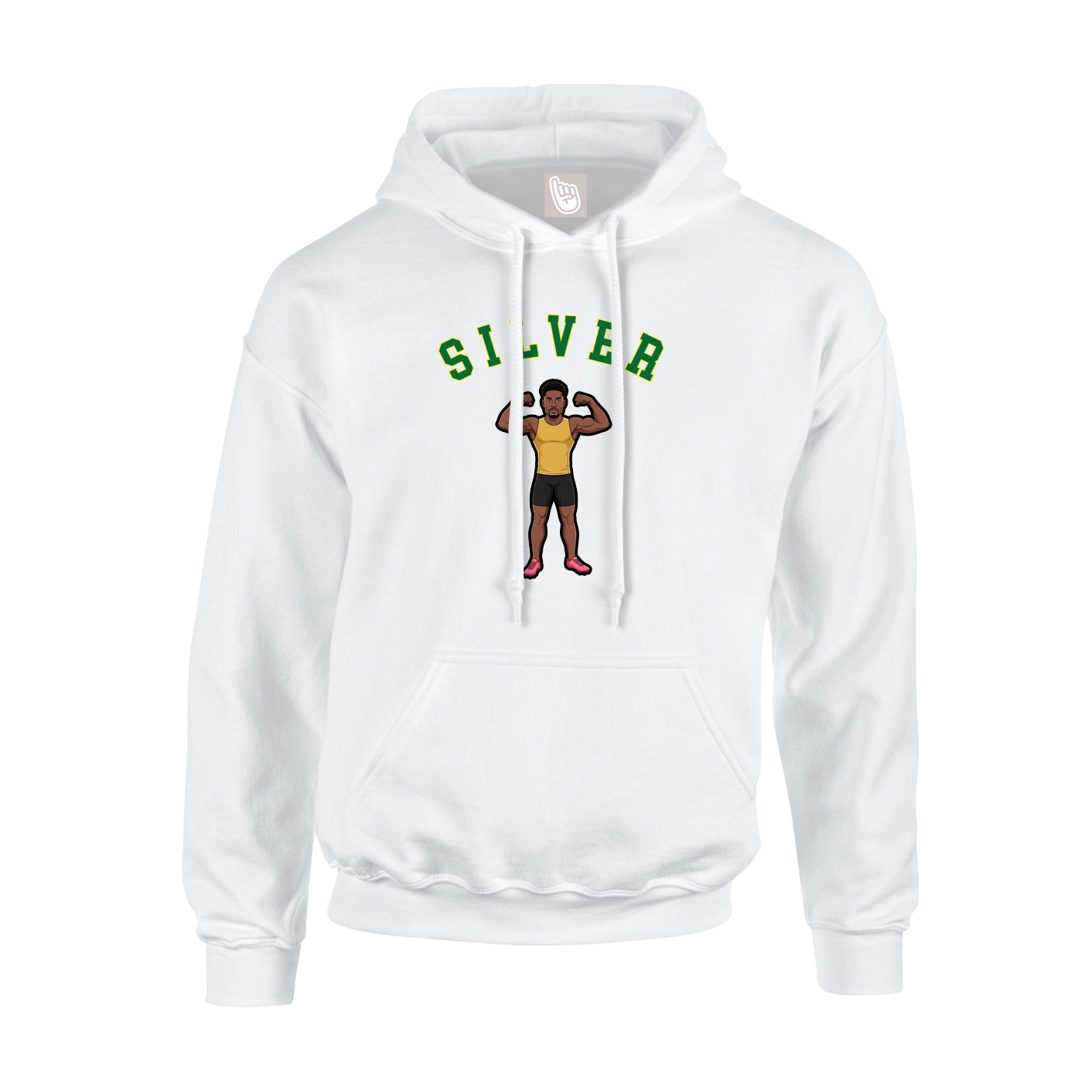 Youth Hoodie — Shirsey Arch in White