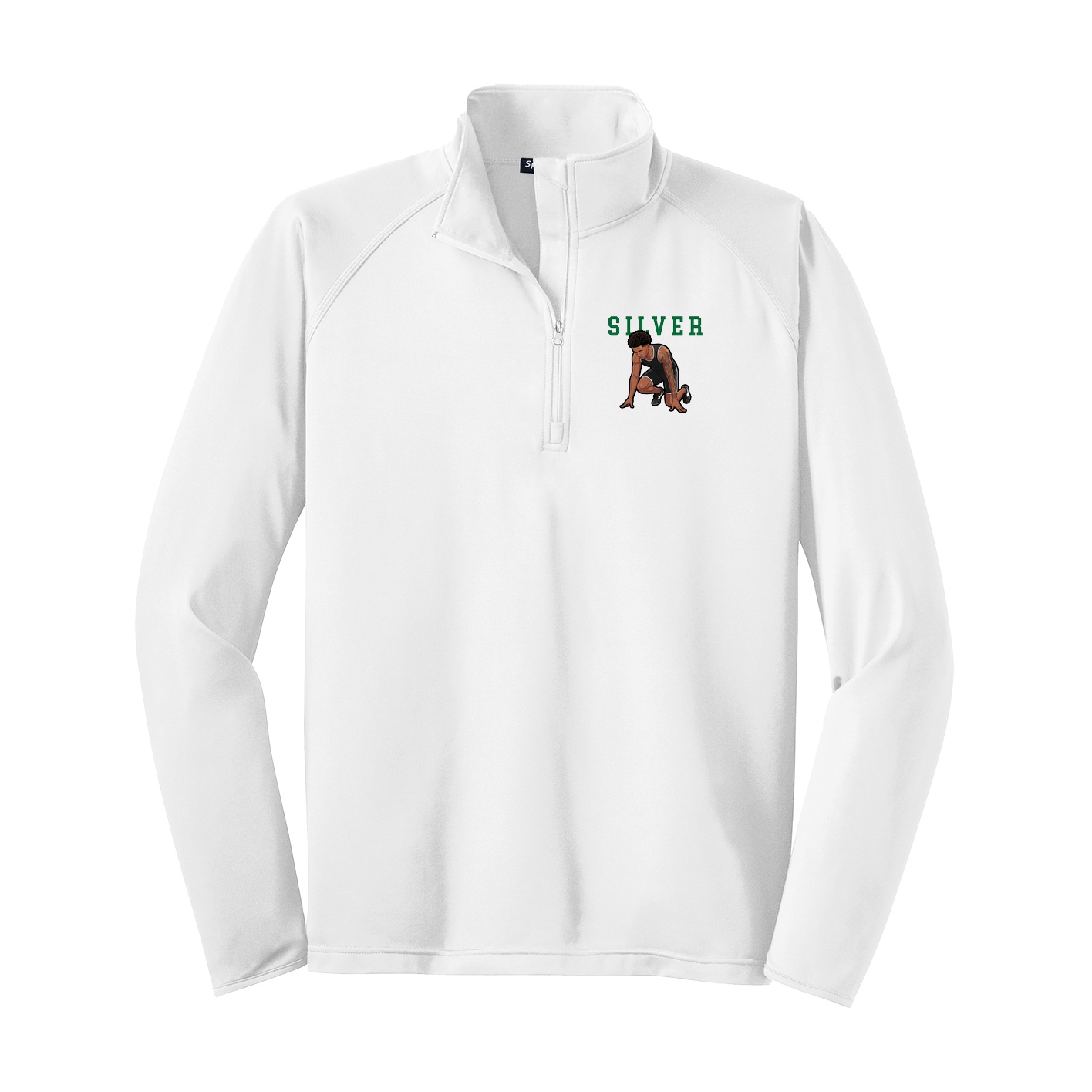 Q-Zip Pullover — Shirsey in White