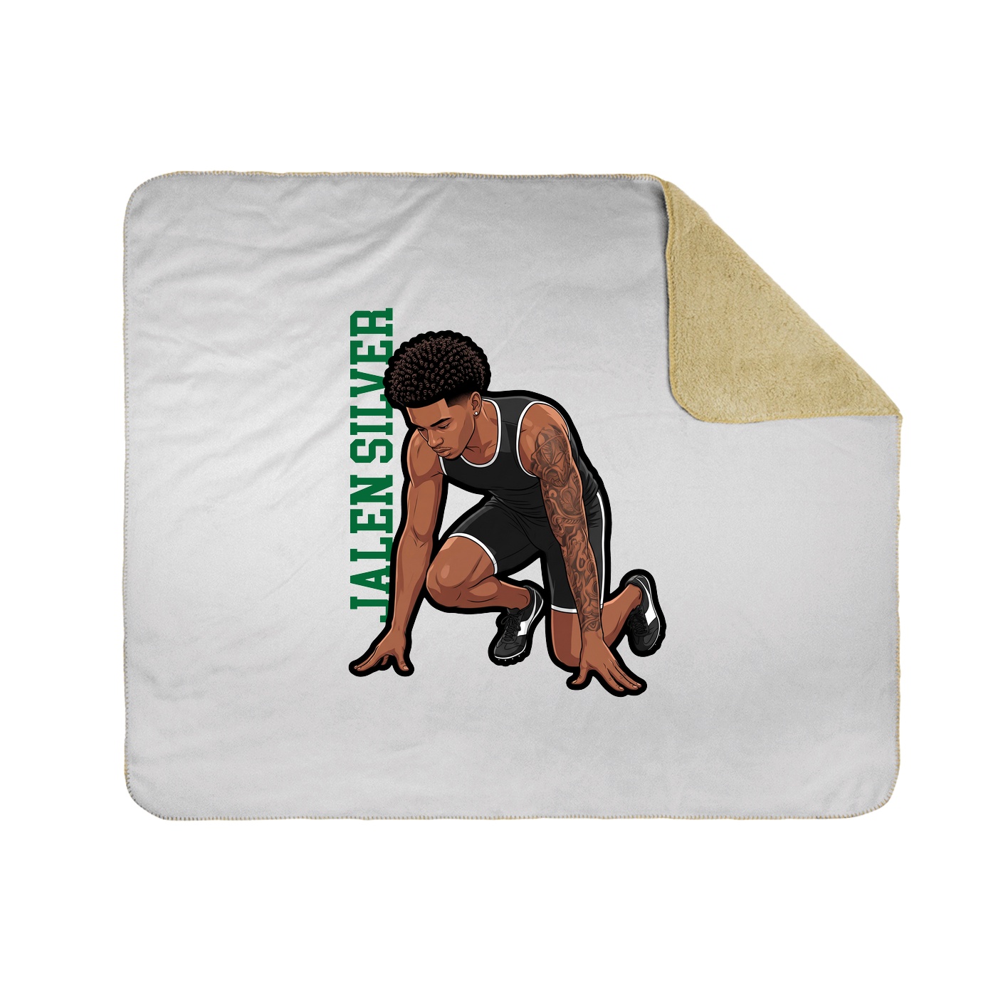 50x60 Sherpa Lined Throw Blanket