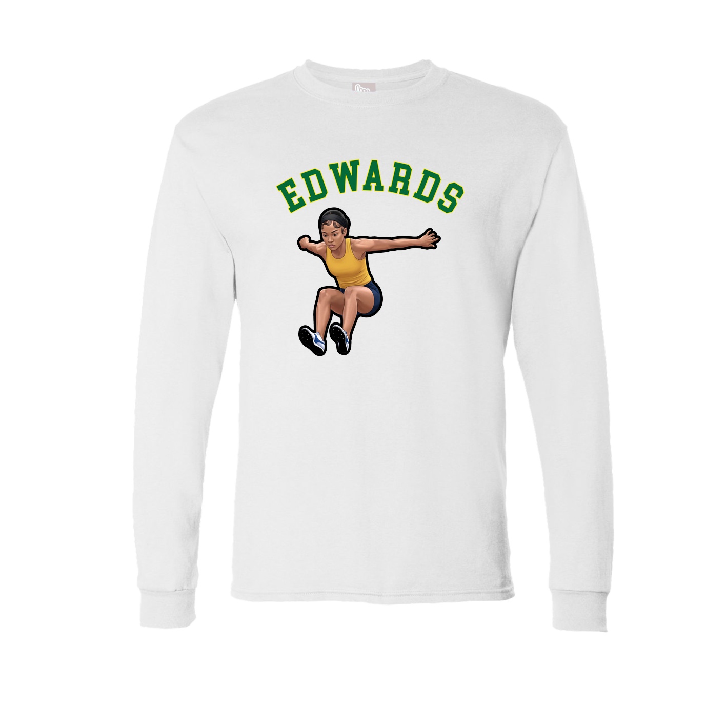 Long Sleeve Tee — Shirsey Arch in White