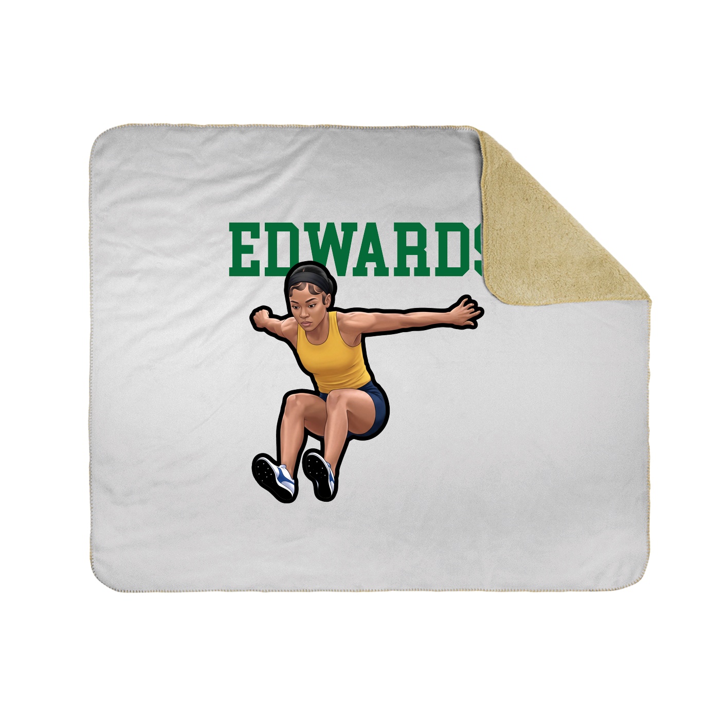 Throw Blanket — Shirsey in White