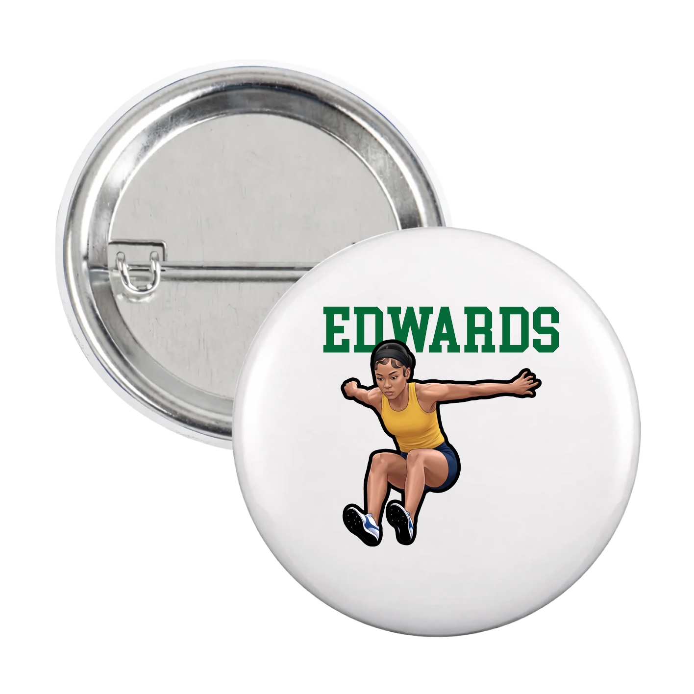 Game Day Button — Shirsey in White