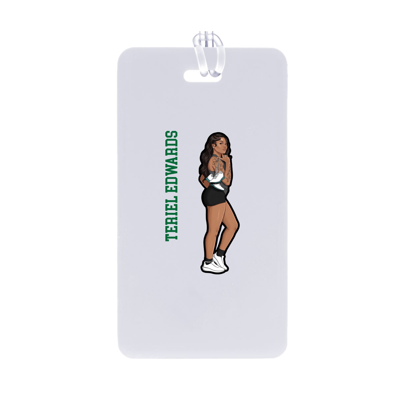 Bag Tag — Name Vertical in Classic