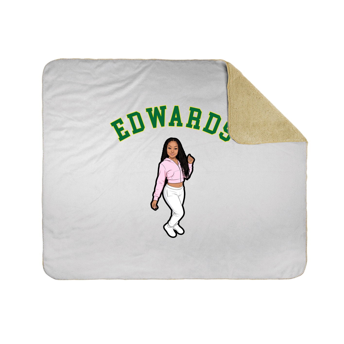 Throw Blanket — Shirsey Arch in White