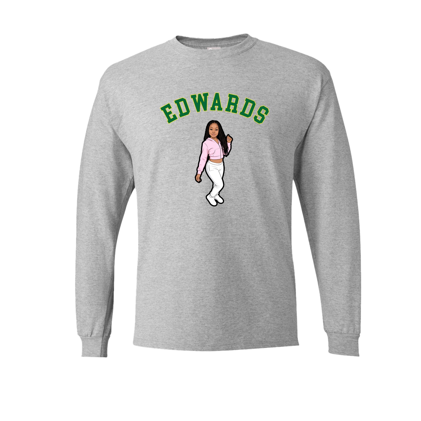 Long Sleeve Tee — Shirsey Arch in Grey