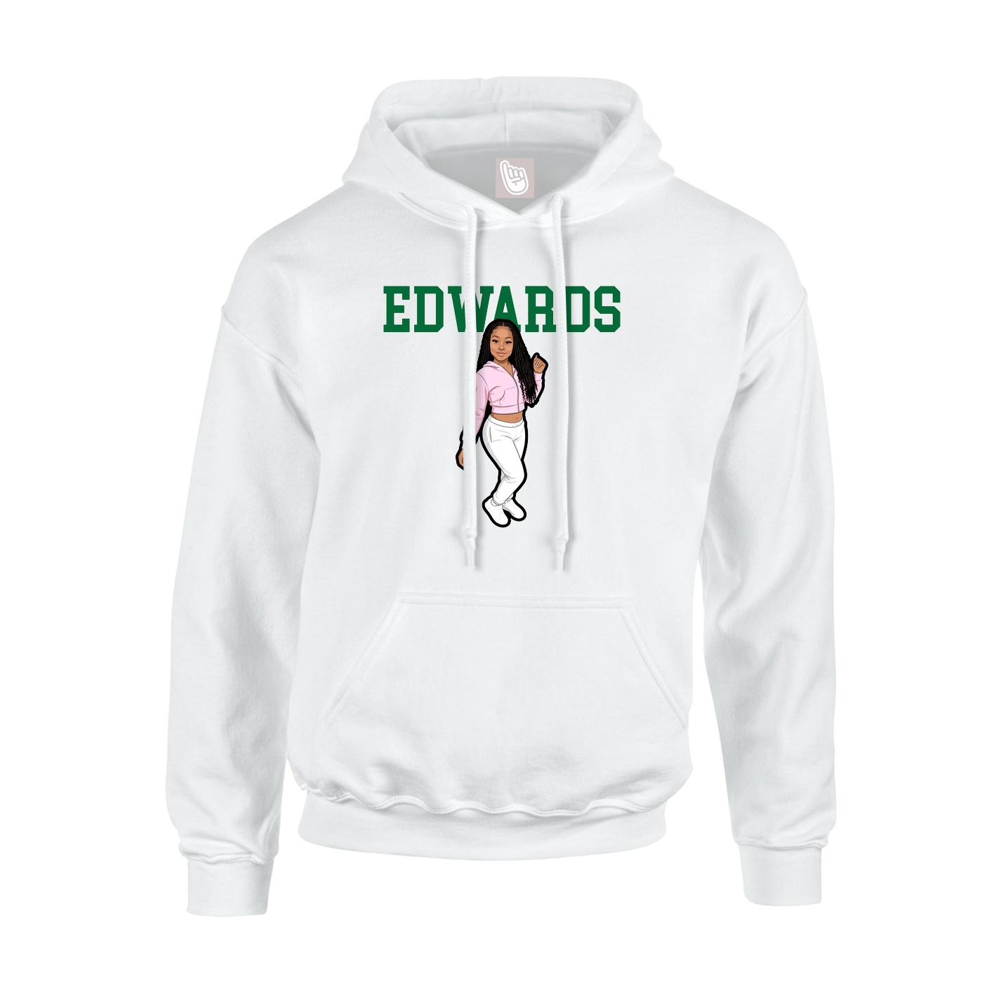 Youth Hoodie — Shirsey in White